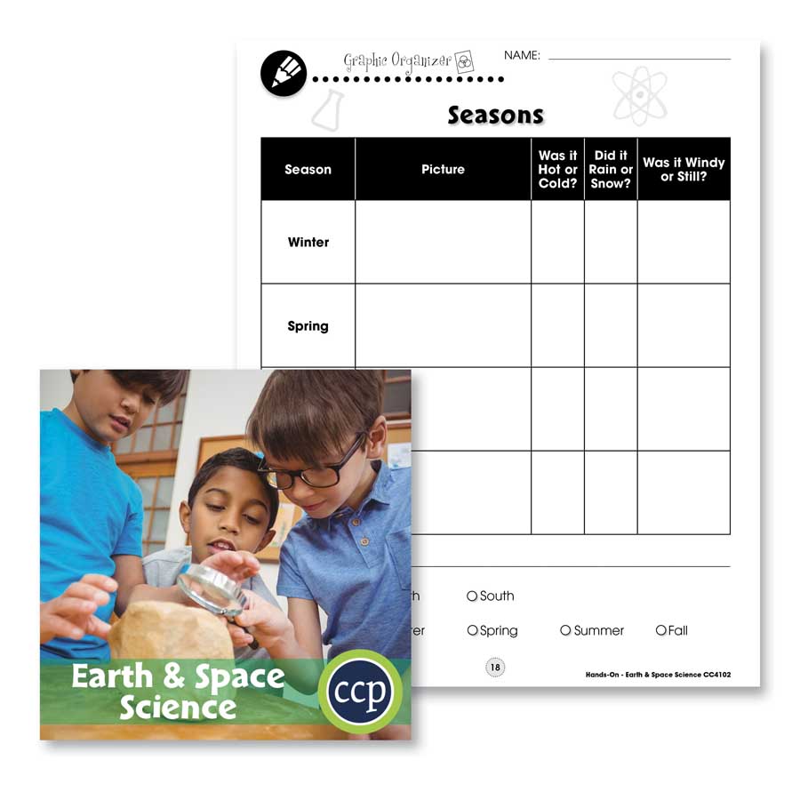 Earth & Space Science: Seasons Graphic Organizer Gr. 1-5 - WORKSHEET - eBook