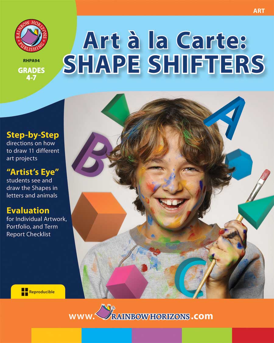 Art A La Carte: Shape Shifters Gr. 4-7 - print book