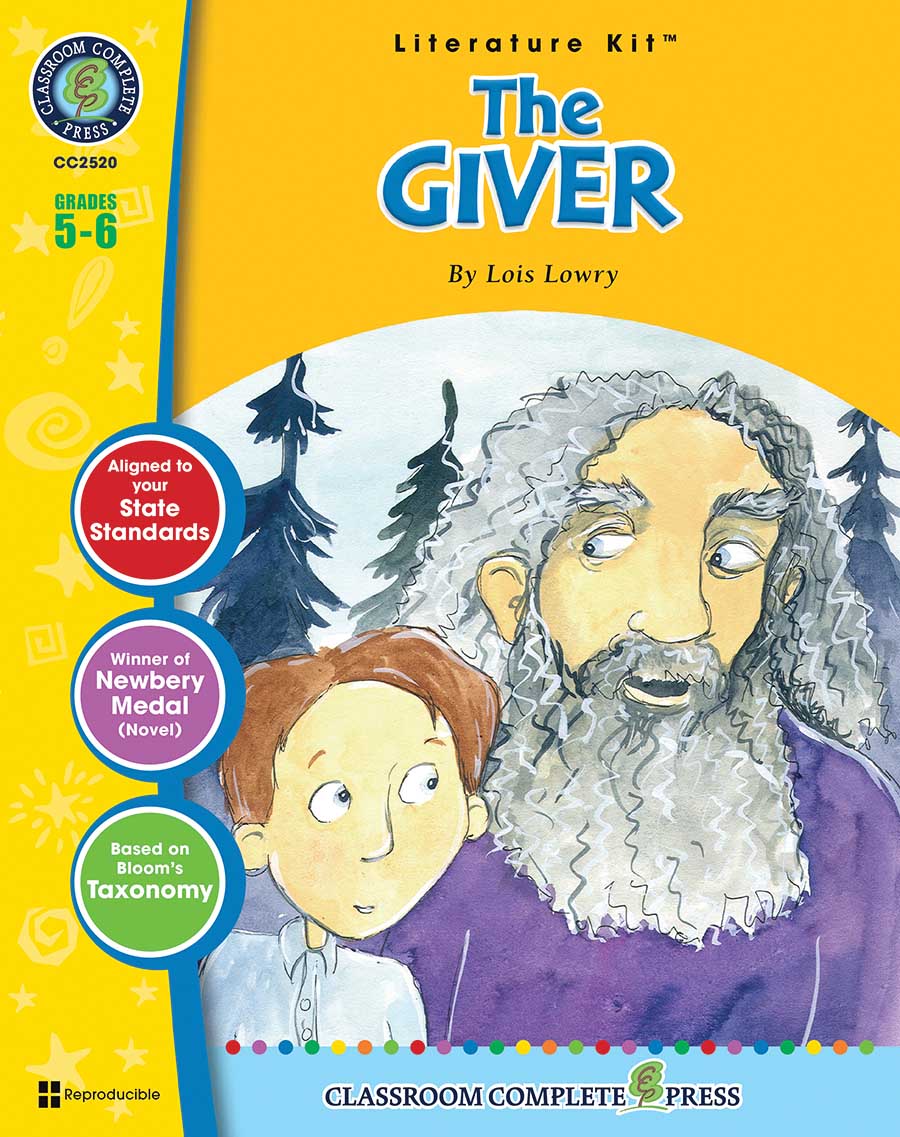 The Giver - Literature Kit Gr. 5-6 - print book