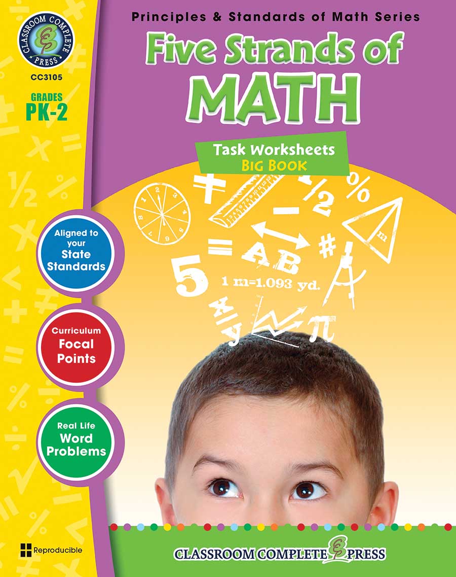 Five Strands of Math - Tasks  Big Book Gr. PK-2 - print book