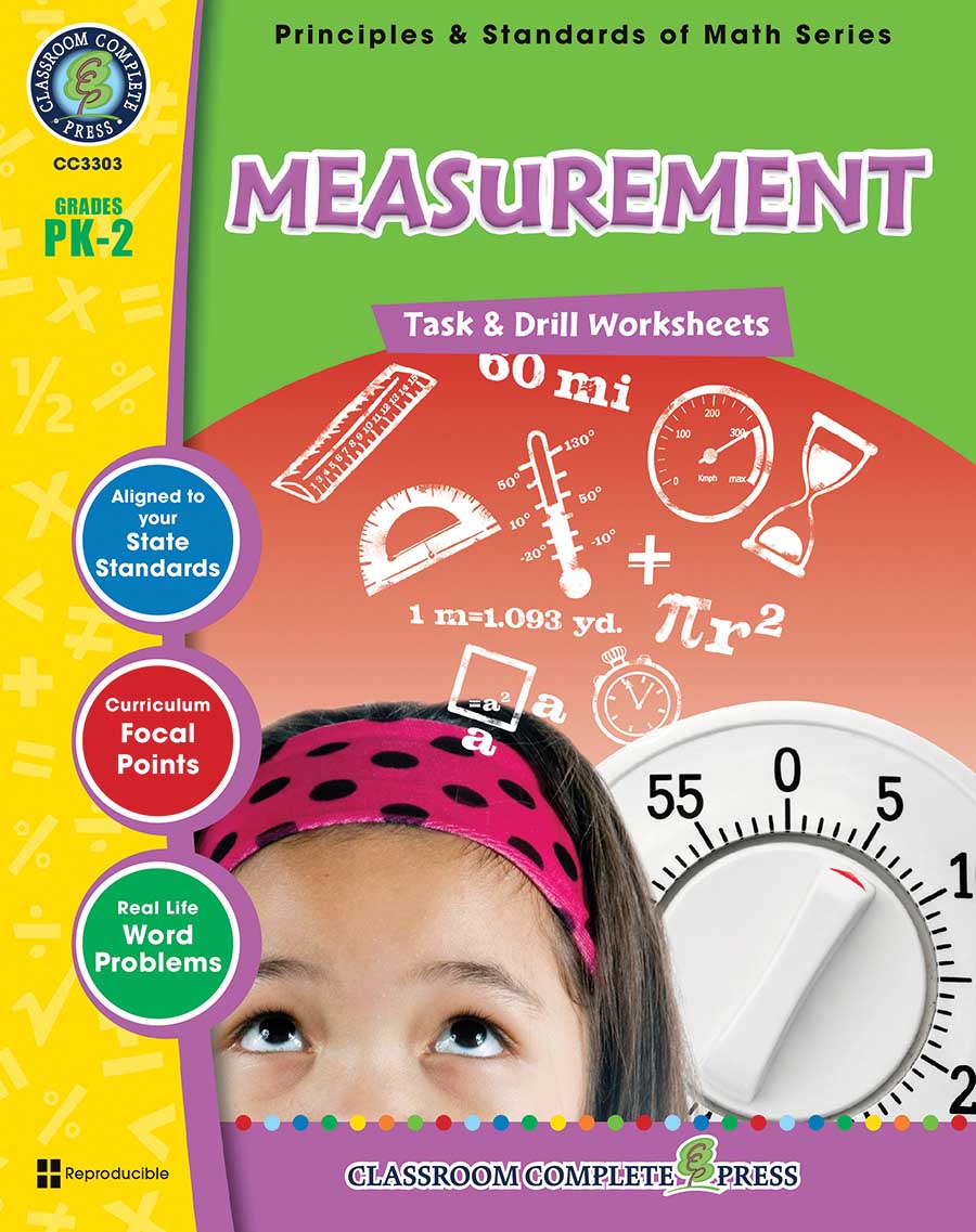 Measurement - Task & Drill Sheets Gr. PK-2 - print book