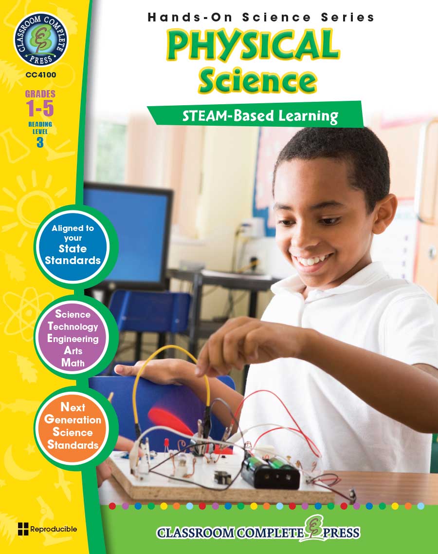 Hands-On STEAM - Physical Science Gr. 1-5 - print book