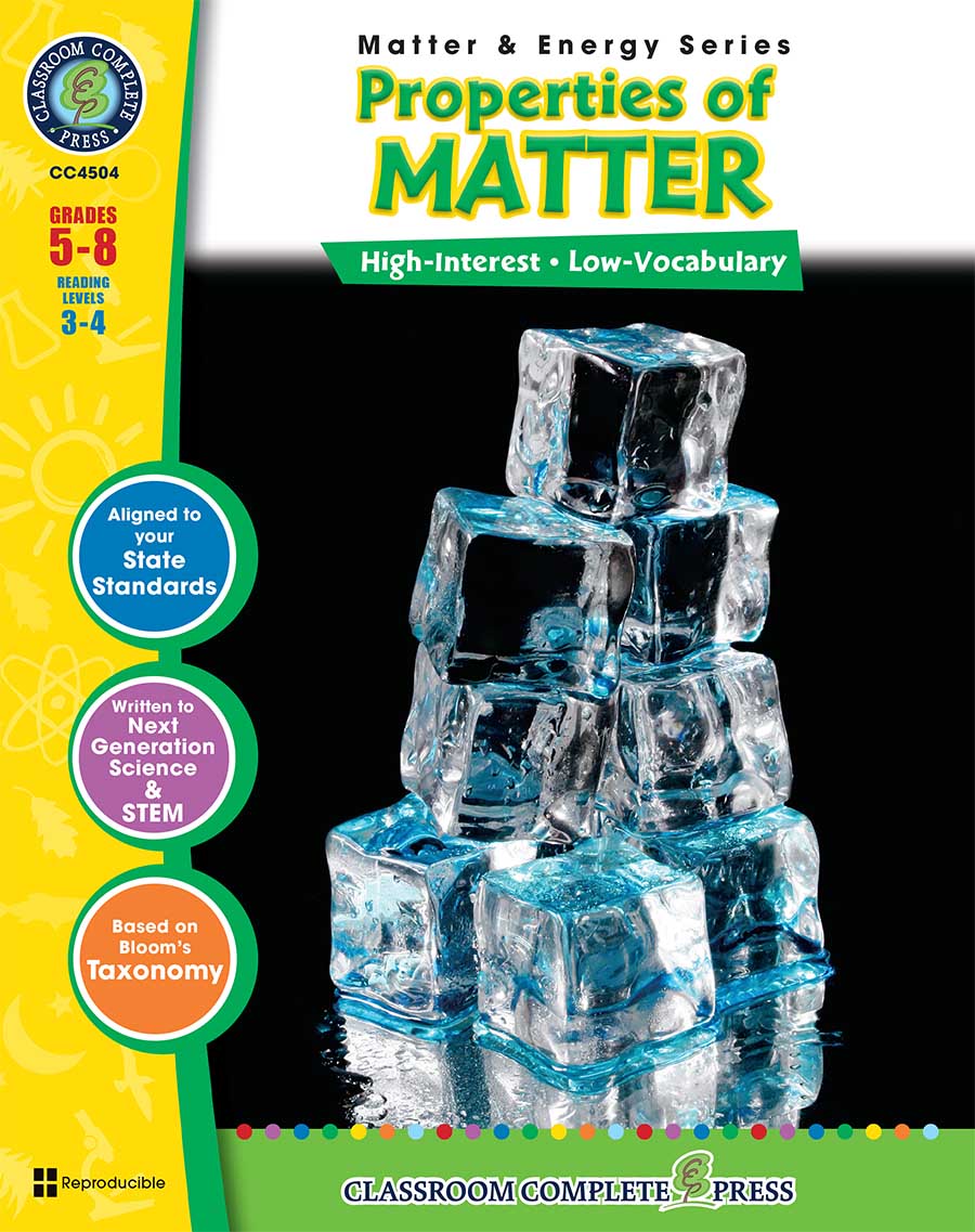 Properties of Matter Gr. 5-8 - print book