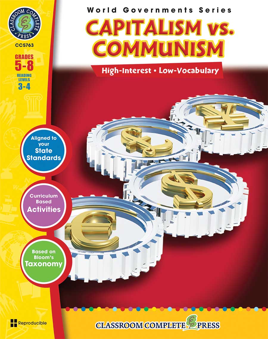 Capitalism vs. Communism Gr. 5-8 - print book