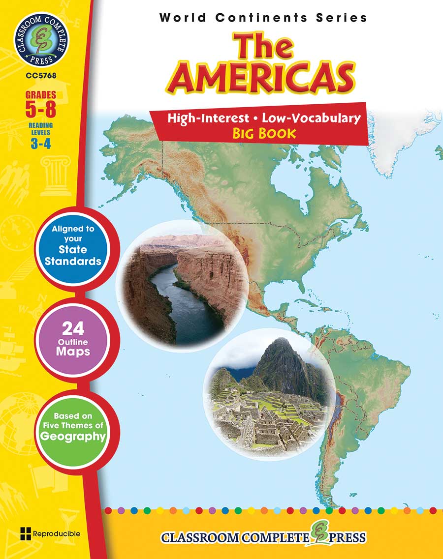 The Americas Big Book Gr. 5-8 - print book