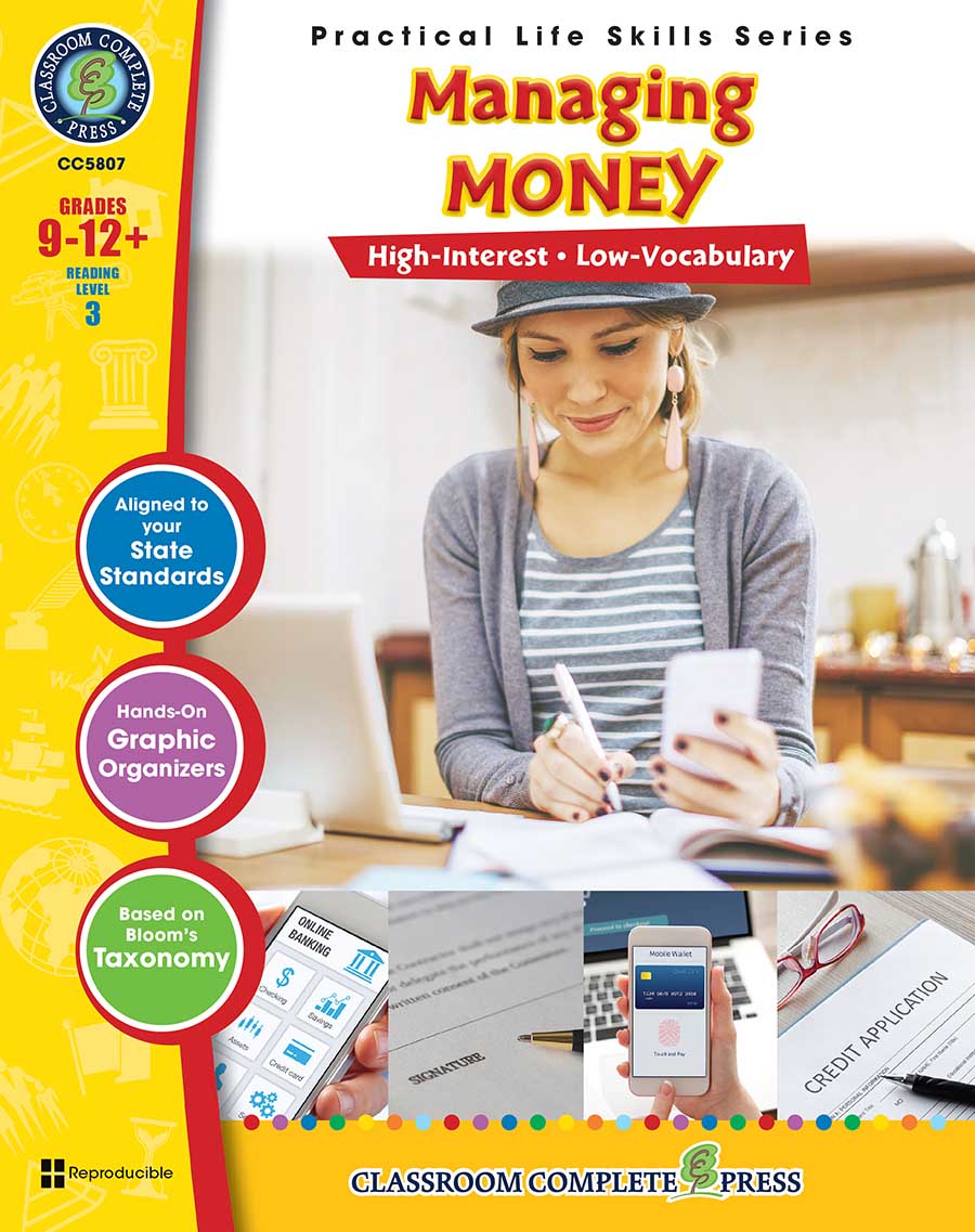 Practical Life Skills - Managing Money Gr. 9-12+ - print book