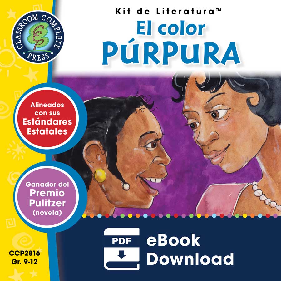 El color purpura - Kit de Literatura Gr. 9-12 - libro electronico