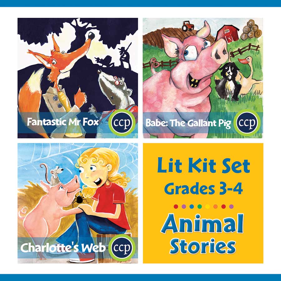 Animal Stories Lit Kit Set - Gr. 3-4 - eBook