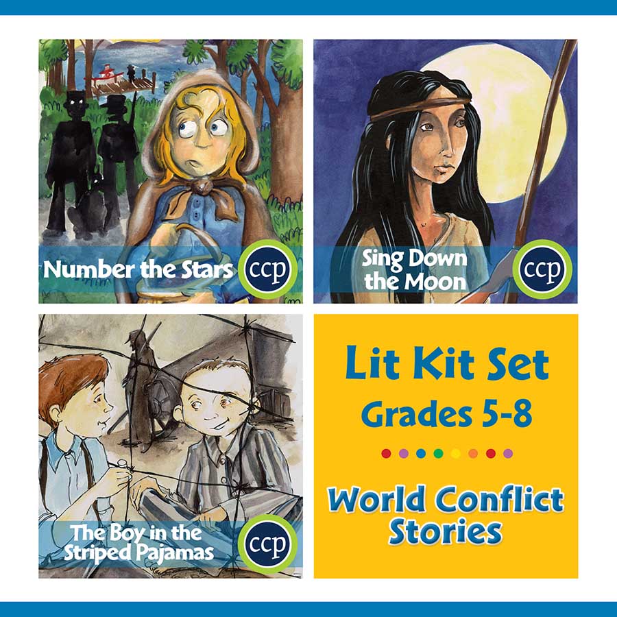 World Conflict Stories Lit Kit Set - Gr. 5-8 - eBook