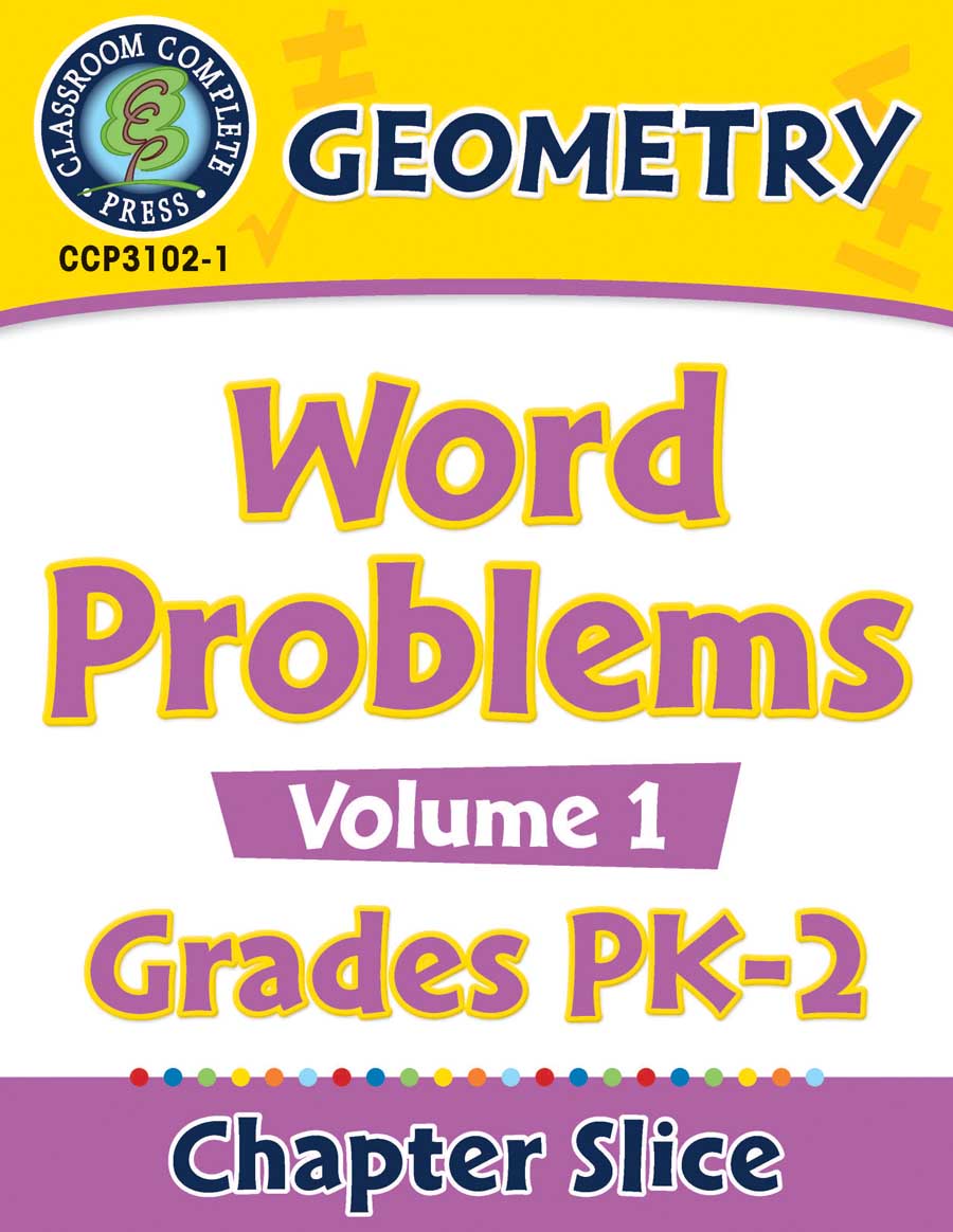 Geometry: Word Problems Vol. 1 Gr. PK-2 - Chapter Slice eBook