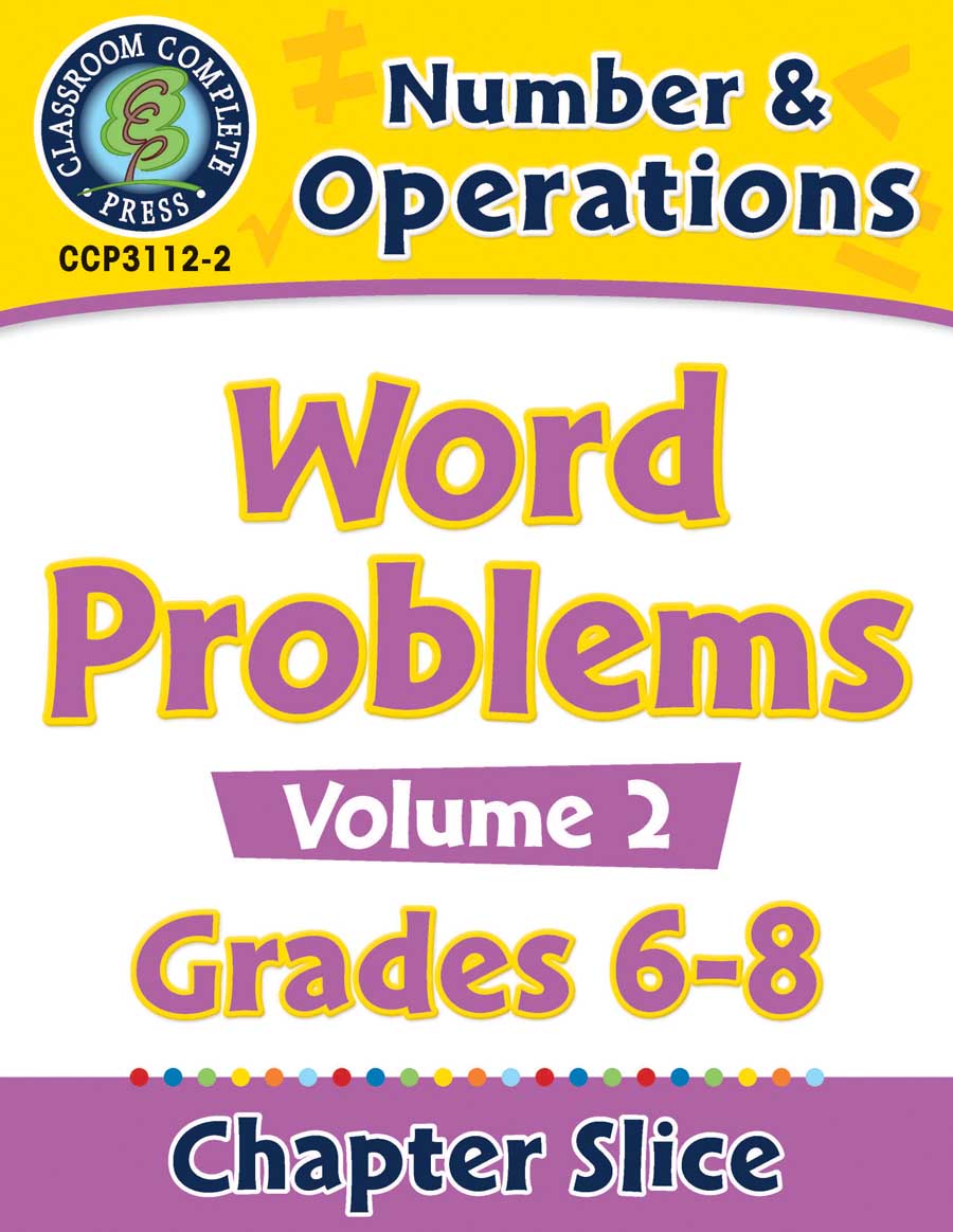 Number & Operations - Task Sheets Vol. 2 Gr. 6-8 - Chapter Slice eBook