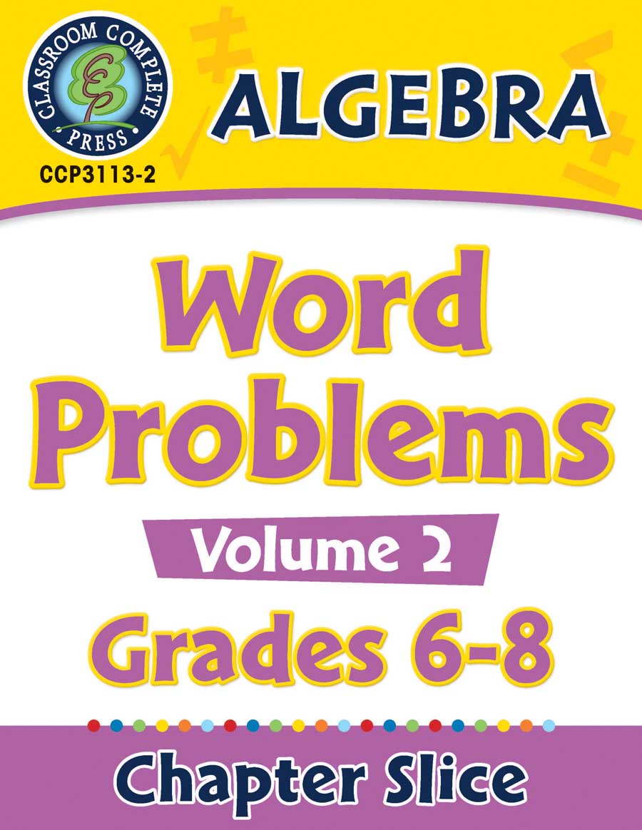 Algebra - Task Sheets Vol. 2 Gr. 6-8 - Chapter Slice eBook