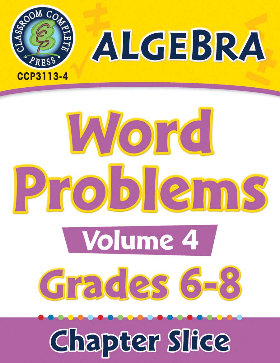Algebra - Task Sheets Vol. 4 Gr. 6-8 - Chapter Slice eBook