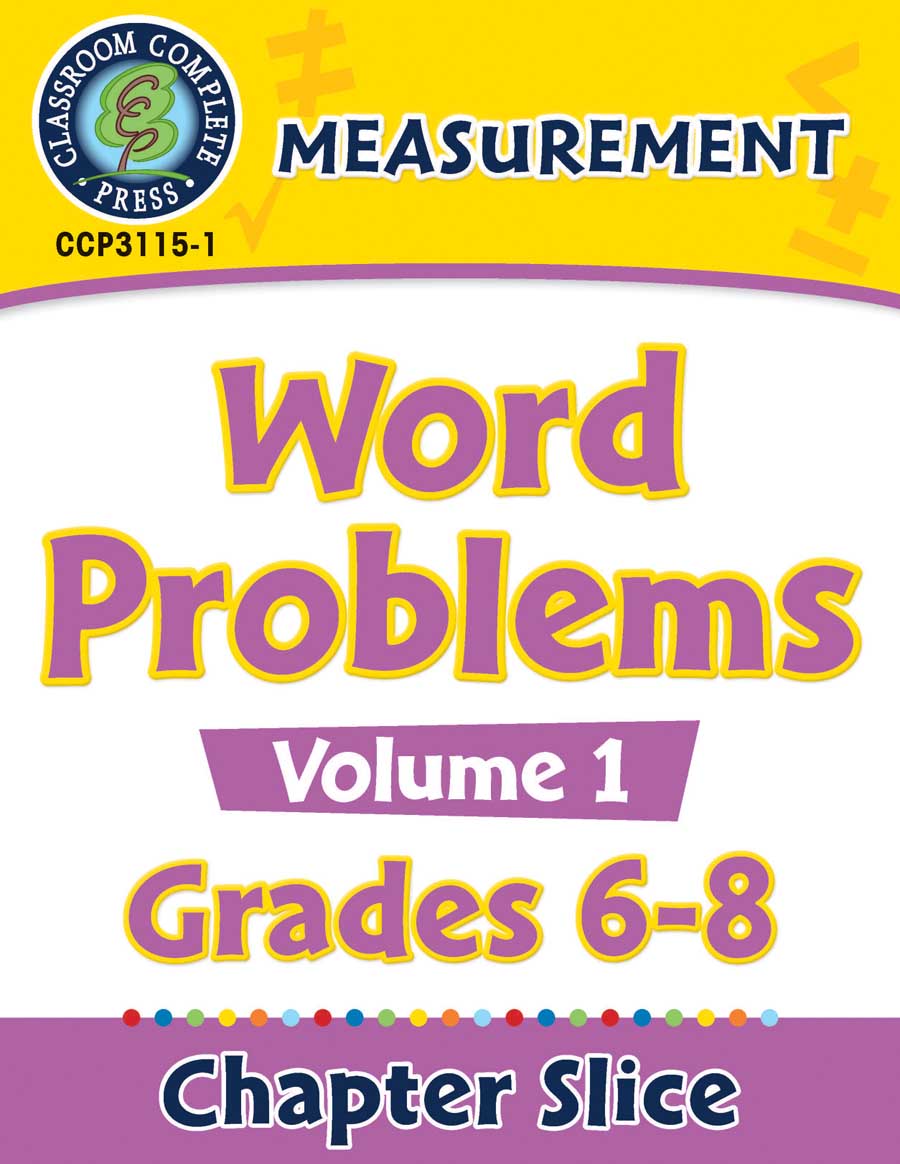 Measurement - Task Sheets Vol. 1 Gr. 6-8 - Chapter Slice eBook