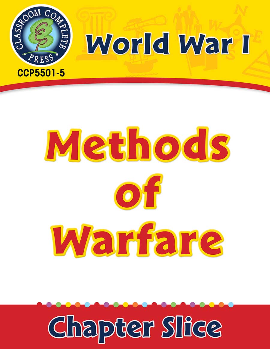 World War I: Methods of Warfare Gr. 5-8 - Chapter Slice eBook
