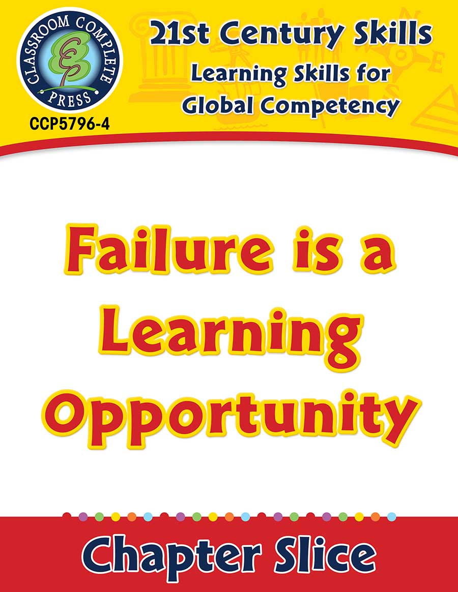 Learning Skills for Global Competency: Failure is a Learning Opportunity Gr. 3-8+ - Chapter Slice eBook