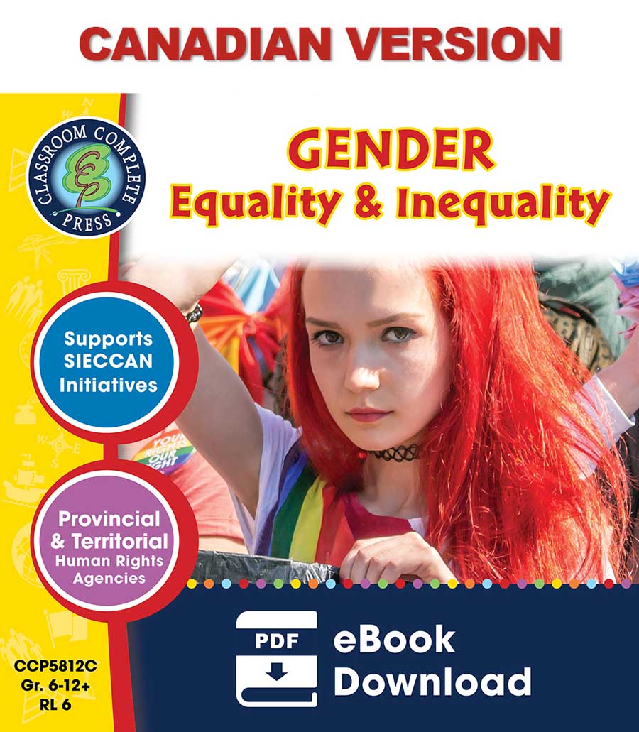 Gender Equality & Inequality - Canadian Content Gr. 6-Adult - eBook