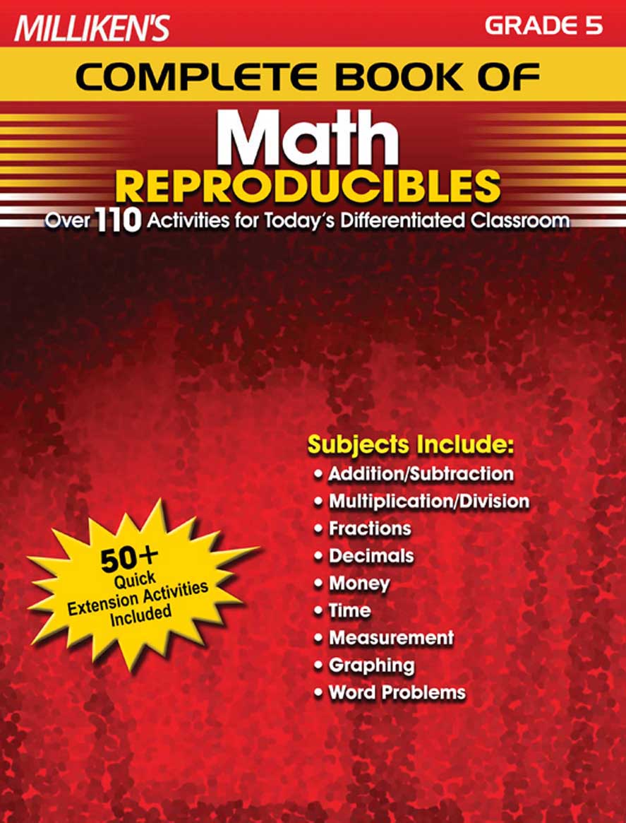 Milliken's Complete Book of Math Reproducibles - Grade 5
