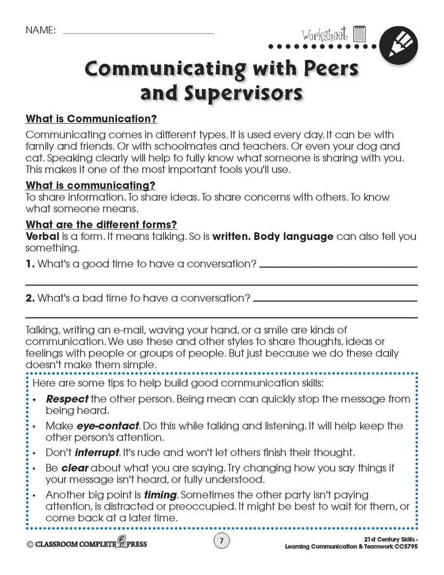 interpersonal-communication-worksheet