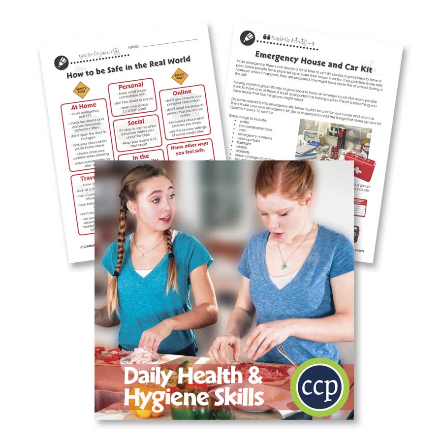 Daily Health & Hygiene: Personal Safety Gr. 6-12+ - WORKSHEETS - eBook