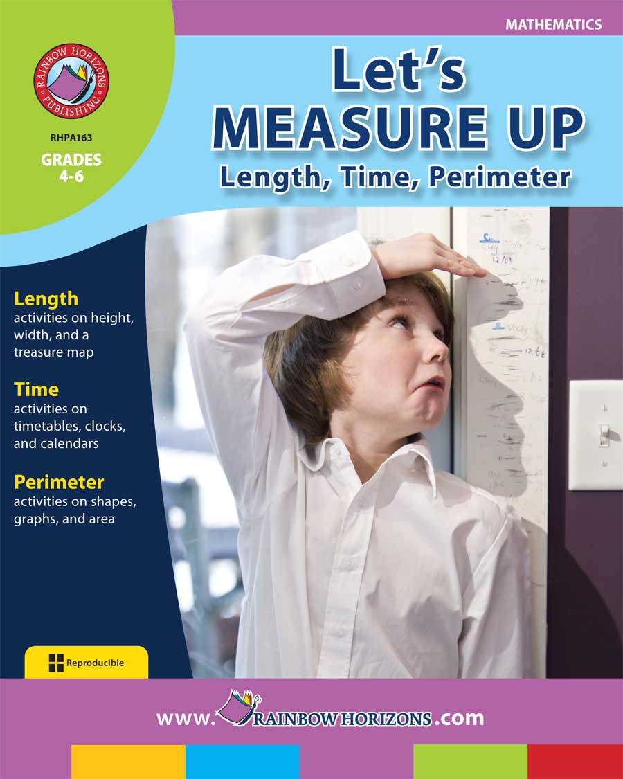 Let's Measure Up: Length, Time, Perimeter Gr. 4-6 - print book