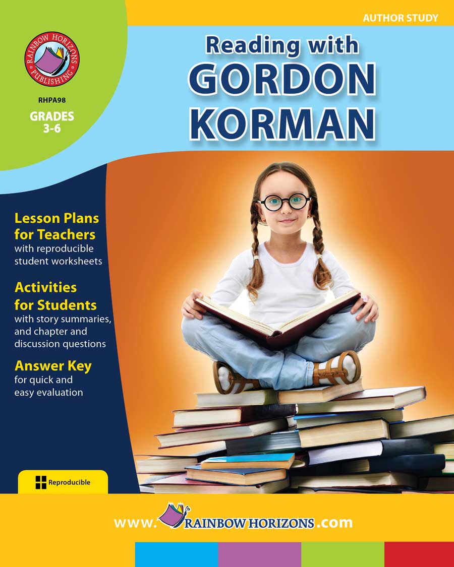 Reading with Gordon Korman (Author Study) Gr. 3-6 - print book