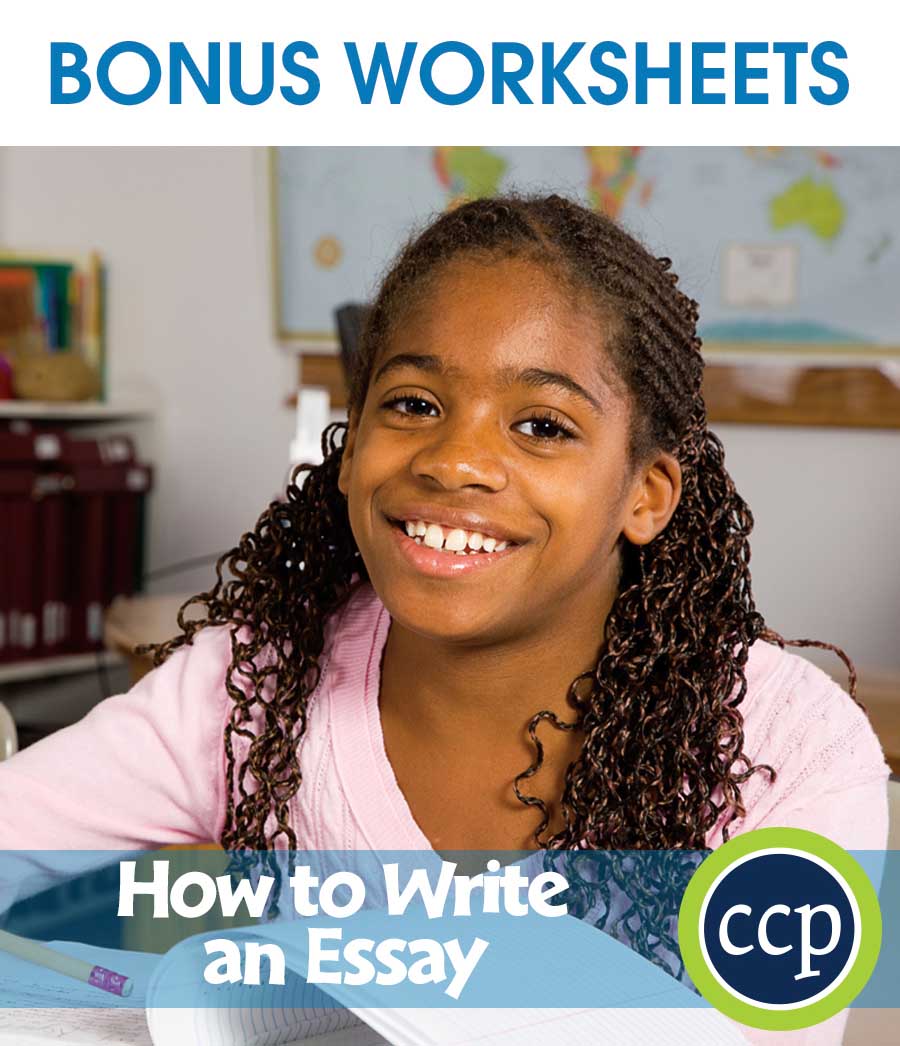 How to Write an Essay Gr. 5-8 - BONUS WORKSHEETS - eBook