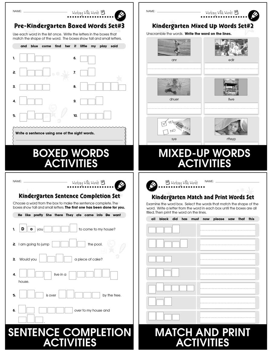 High Frequency Sight Words Gr. PK-2 - print book