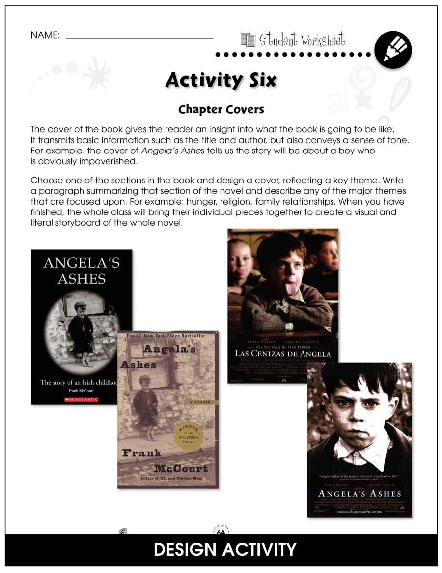 Angela's Ashes - Literature Kit Gr. 9-12 - BONUS WORKSHEETS - eBook