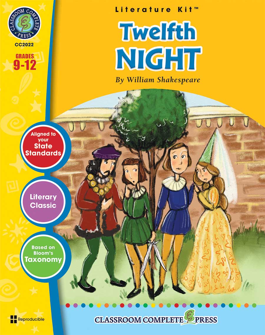 Twelfth Night - Literature Kit Gr. 9-12 - print book