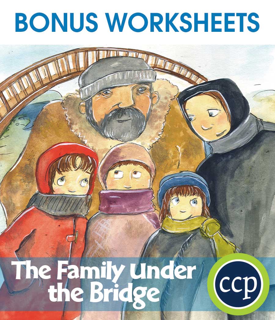 The Family Under the Bridge - Literature Kit Gr. 3-4 - BONUS WORKSHEETS - eBook