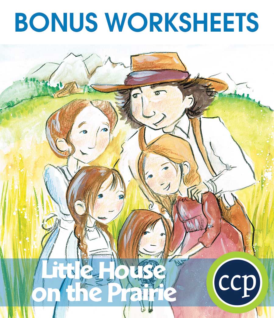 Little House on the Prairie - Literature Kit Gr. 3-4 - BONUS WORKSHEETS - eBook