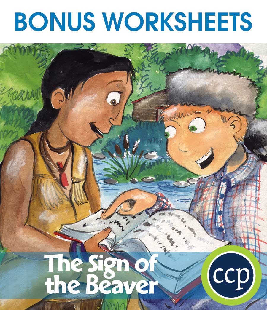 The Sign of the Beaver - Literature Kit Gr. 5-6 - BONUS WORKSHEETS - eBook