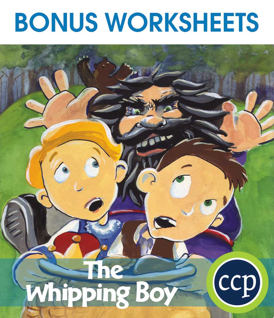 The Whipping Boy - Literature Kit Gr. 5-6 - BONUS WORKSHEETS - eBook