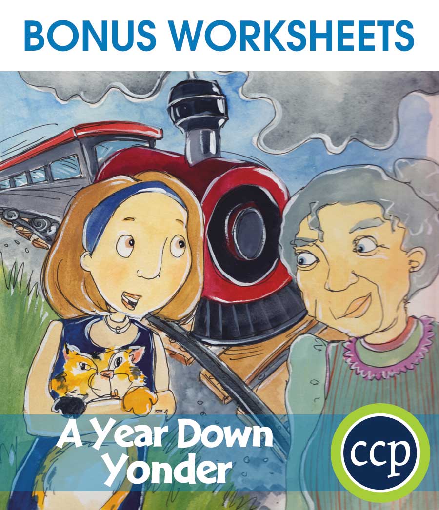 A Year Down Yonder - Literature Kit Gr. 5-6 - BONUS WORKSHEETS - eBook
