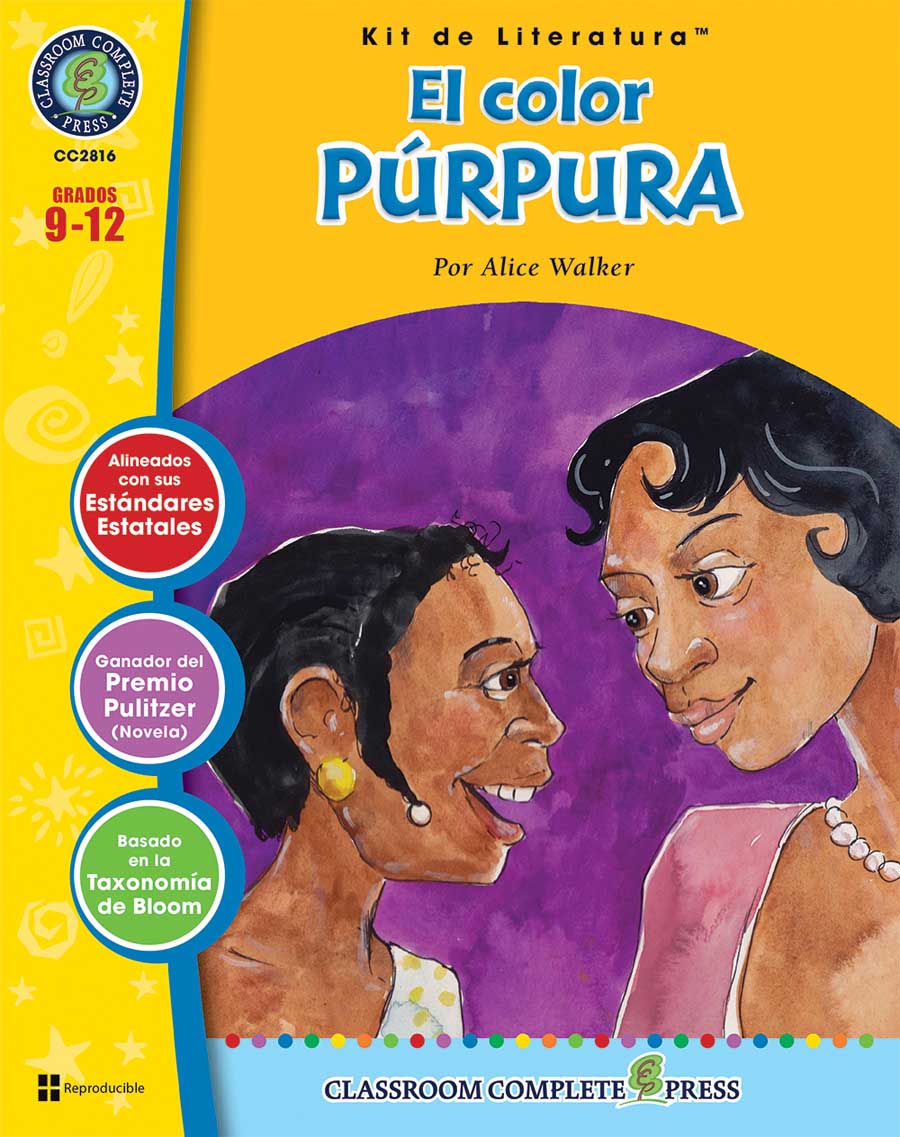 El color purpura - Kit de Literatura Gr. 9-12 - libro impreso