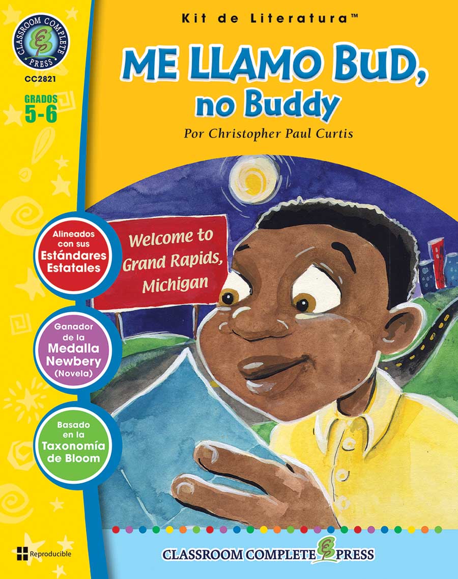 Me Llamo Bud, No Buddy - Kit de Literatura Gr. 5-6 - libro impreso