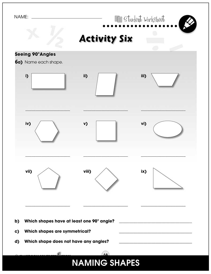 Geometry - Task Sheets Gr. 6-8 - BONUS WORKSHEETS - eBook
