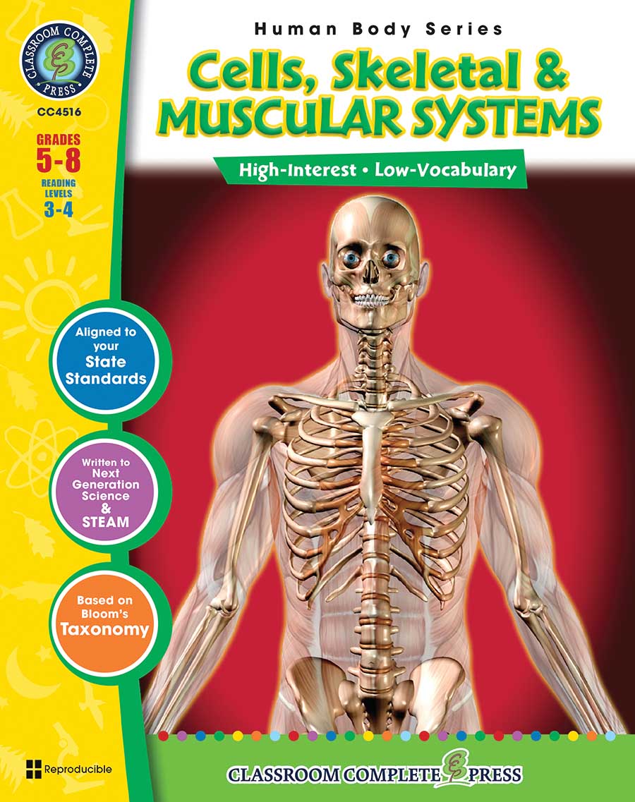 Cells, Skeletal & Muscular Systems Gr. 5-8 - print book