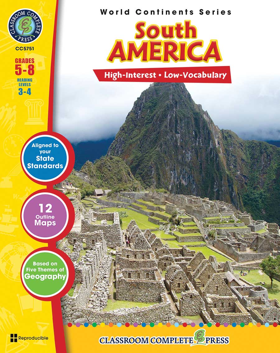 South America Gr. 5-8 - print book