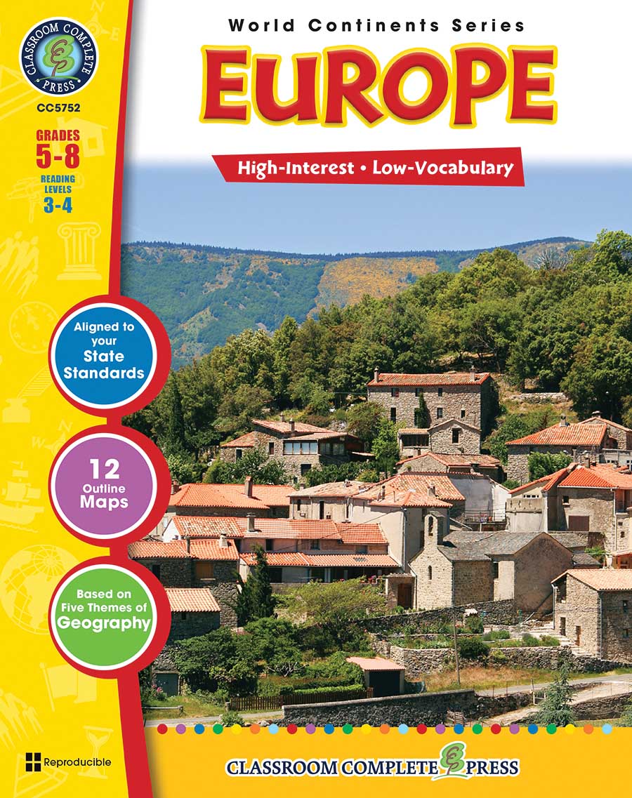 Europe Gr. 5-8 - print book