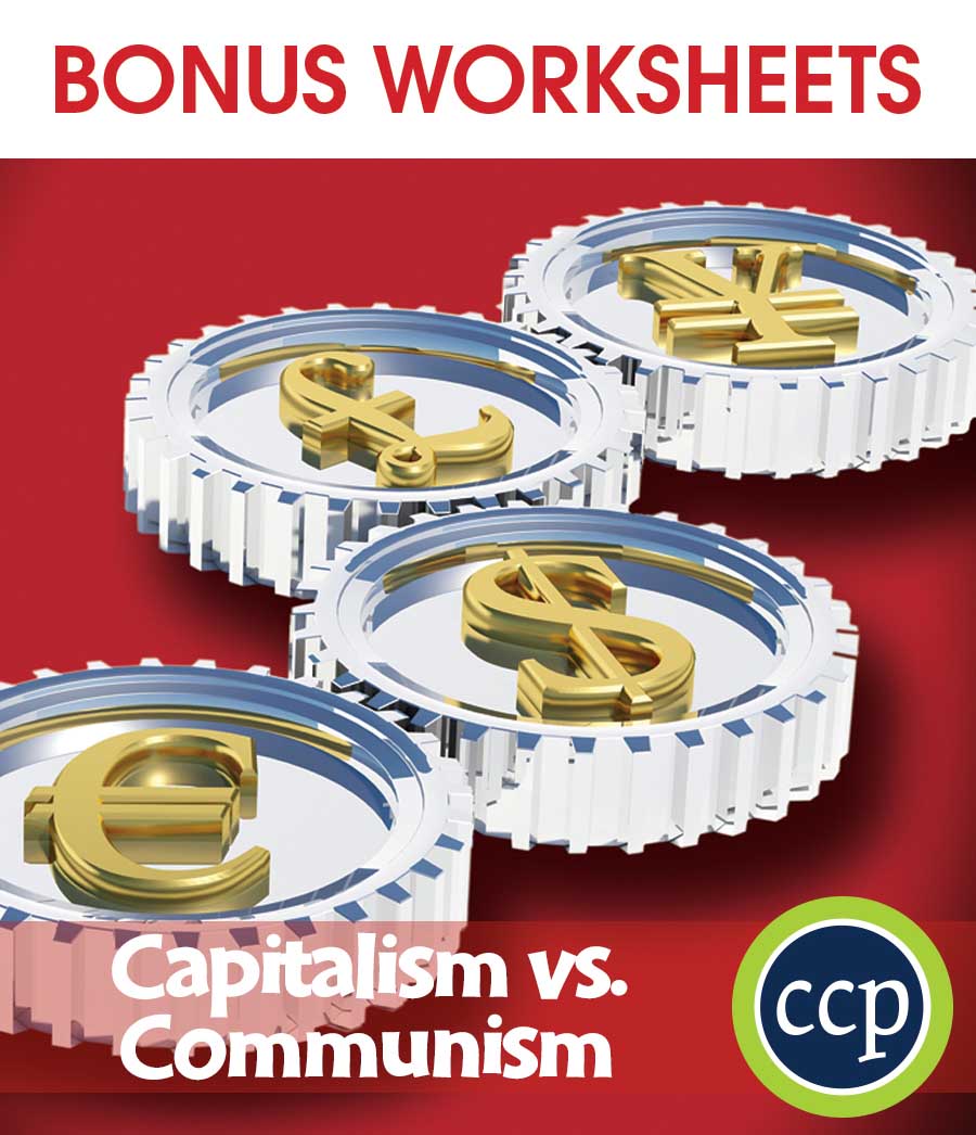 Capitalism vs. Communism Gr. 5-8 - BONUS WORKSHEETS - eBook