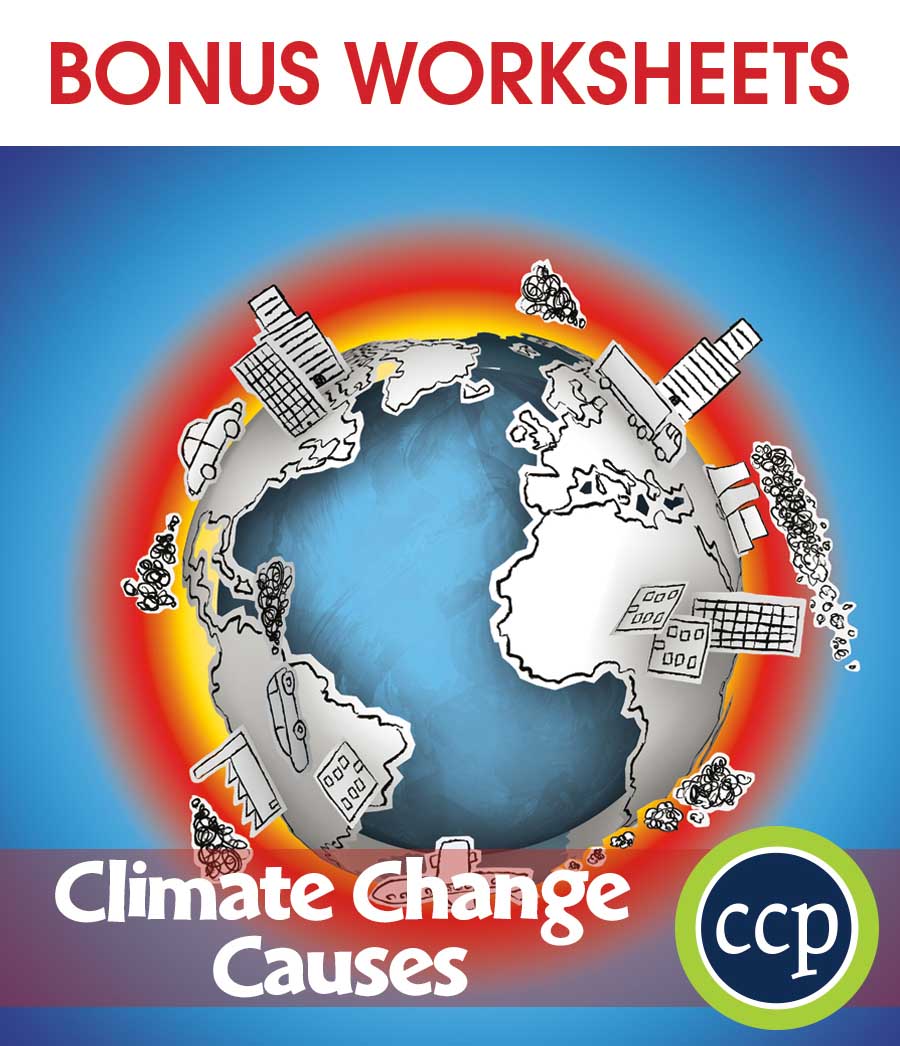 Climate Change: Causes Gr. 5-8 - BONUS WORKSHEETS - eBook
