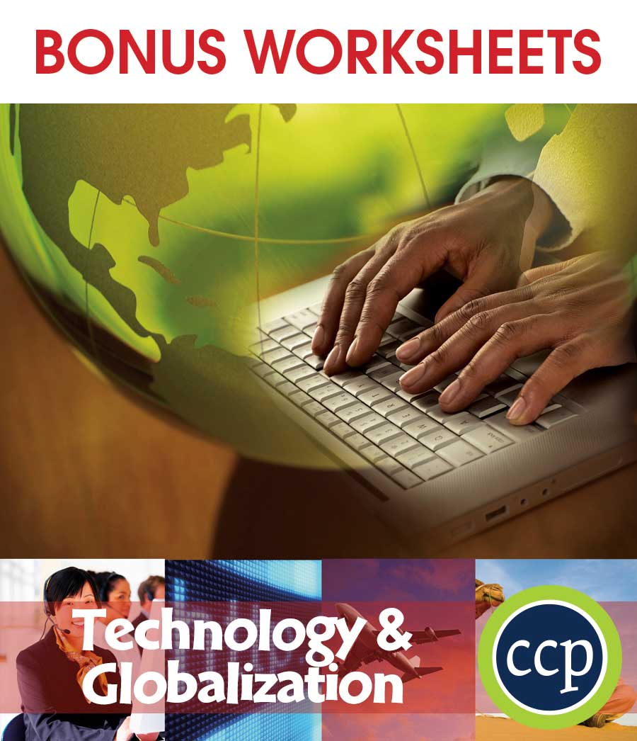 Technology & Globalization Gr. 5-8 - BONUS WORKSHEETS - eBook