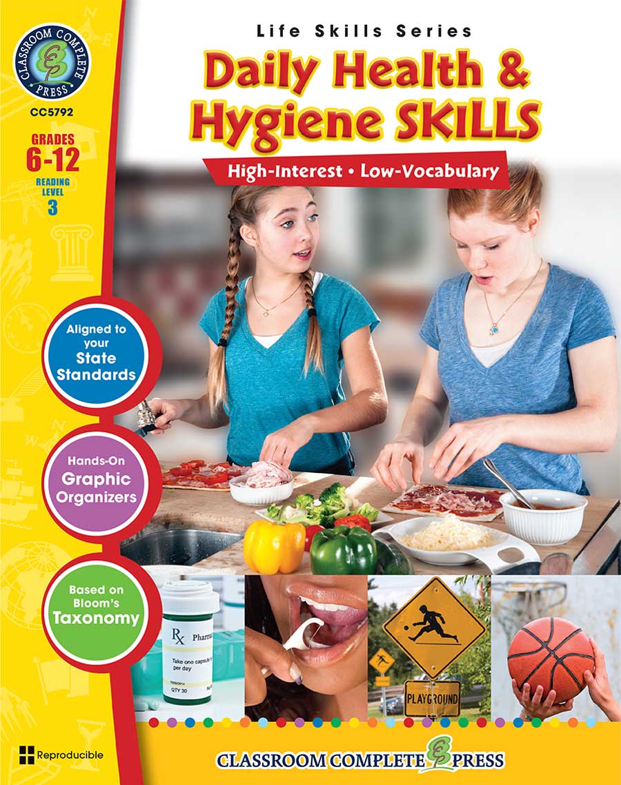 Daily Health & Hygiene Skills Gr. 6-12 - print book