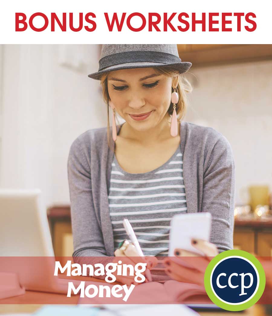 Practical Life Skills - Managing Money Gr. 9-12+ - BONUS WORKSHEETS - eBook