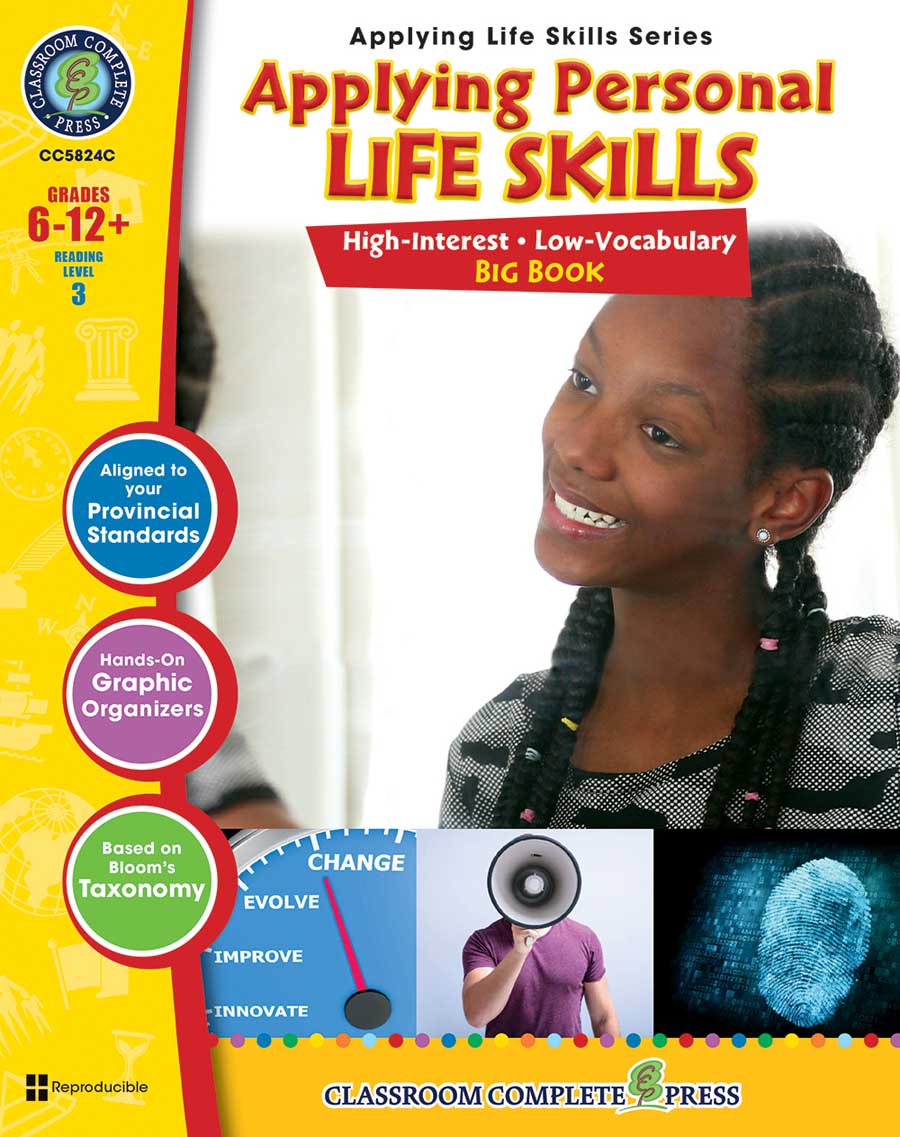 Applying Personal Life Skills Big Book - Canadian Content Gr. 6-12+ - print book