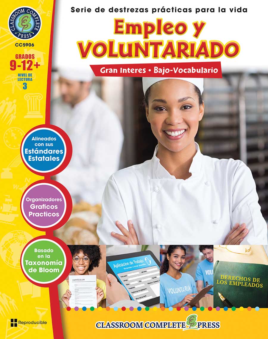Destrezas Prácticas Para la Vida - Empleo y Voluntariado Gr. 9-12+ - libro impreso
