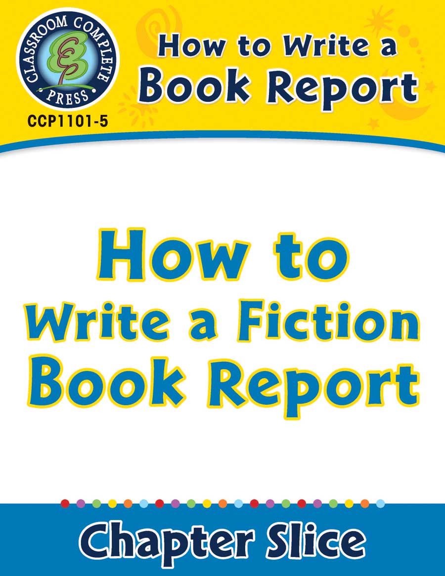 how to write a fiction book report