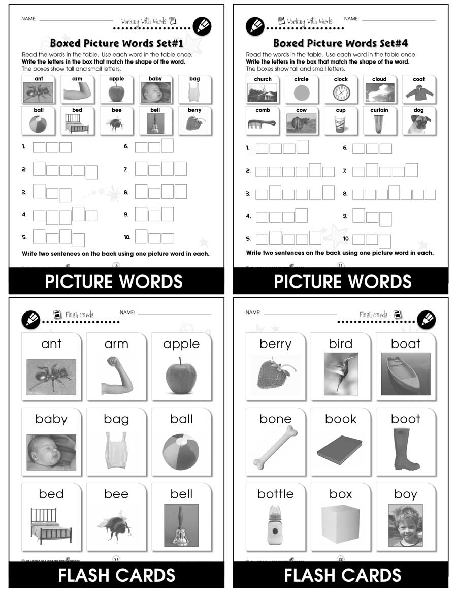 High-Frequency Picture Words: Boxed Words - Chapter Slice eBook